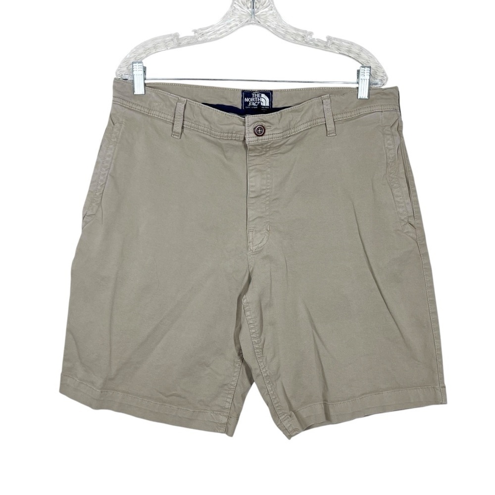 The North Face Men’s Khaki Tan Cotton Casual Shorts Size 36 Regular